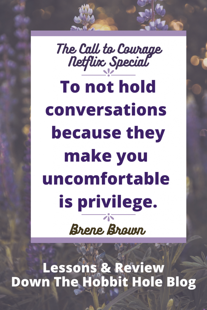 Brene Brown Privilege quote