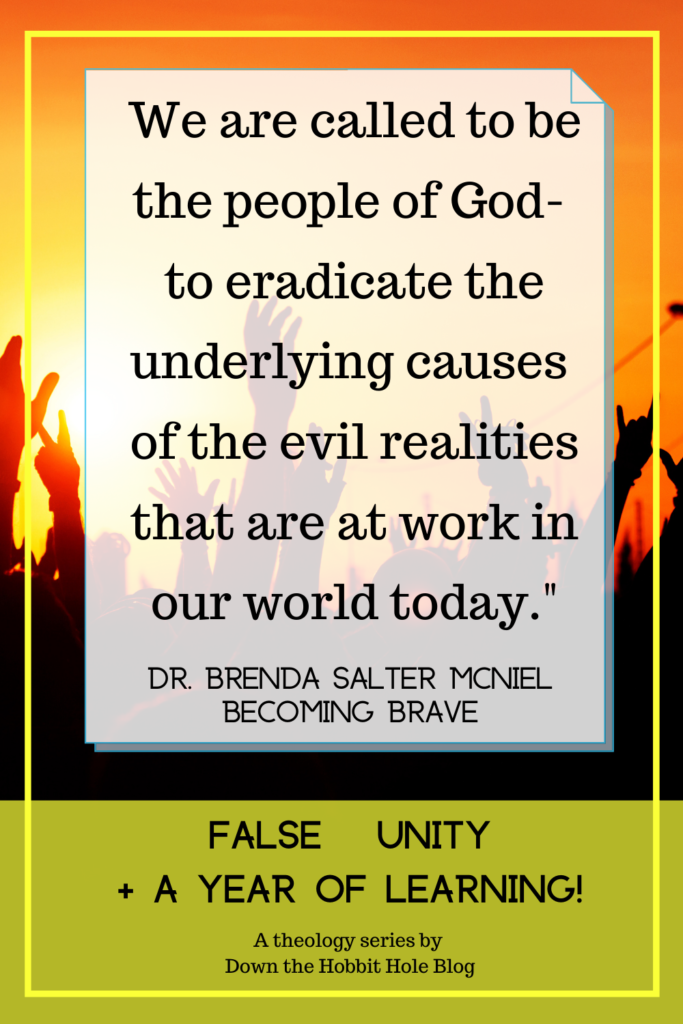 False Unity Becoming brave Quote