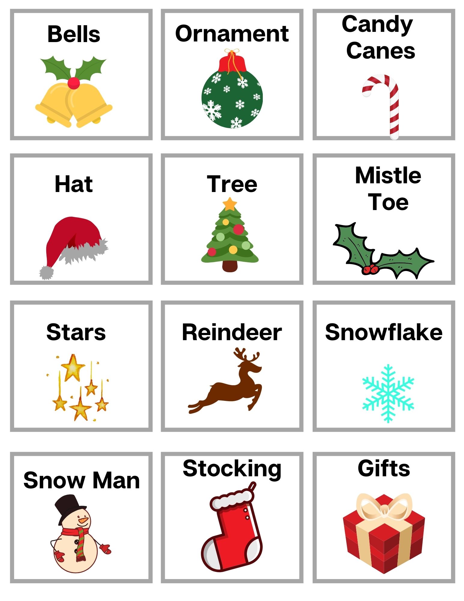 Christmas Family Activities: Game Cards, ELF PROMPTS, Christmas Quiz