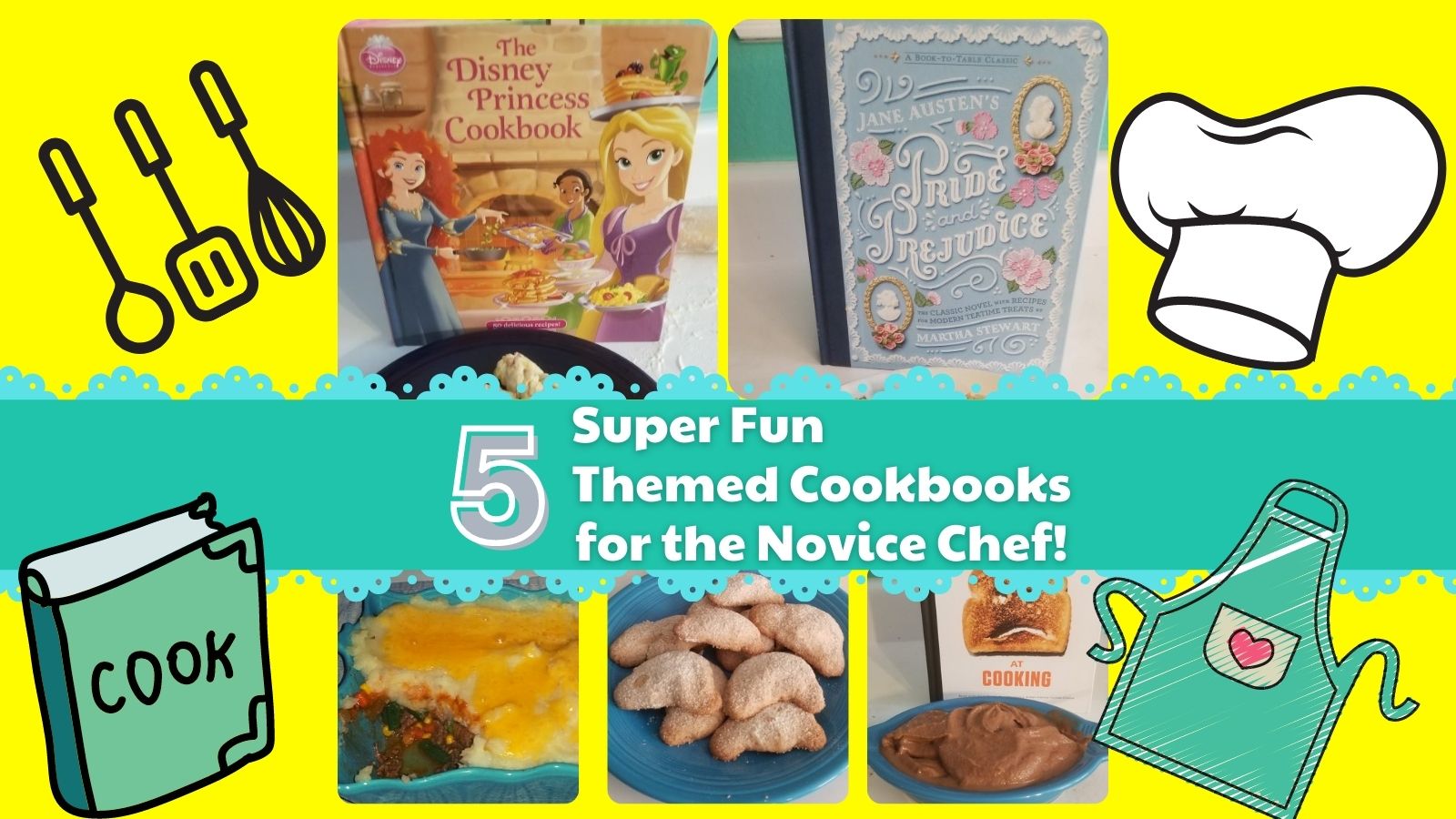 5 Delectable Themed Cookbooks for Kids and the Novice Chef! - Down