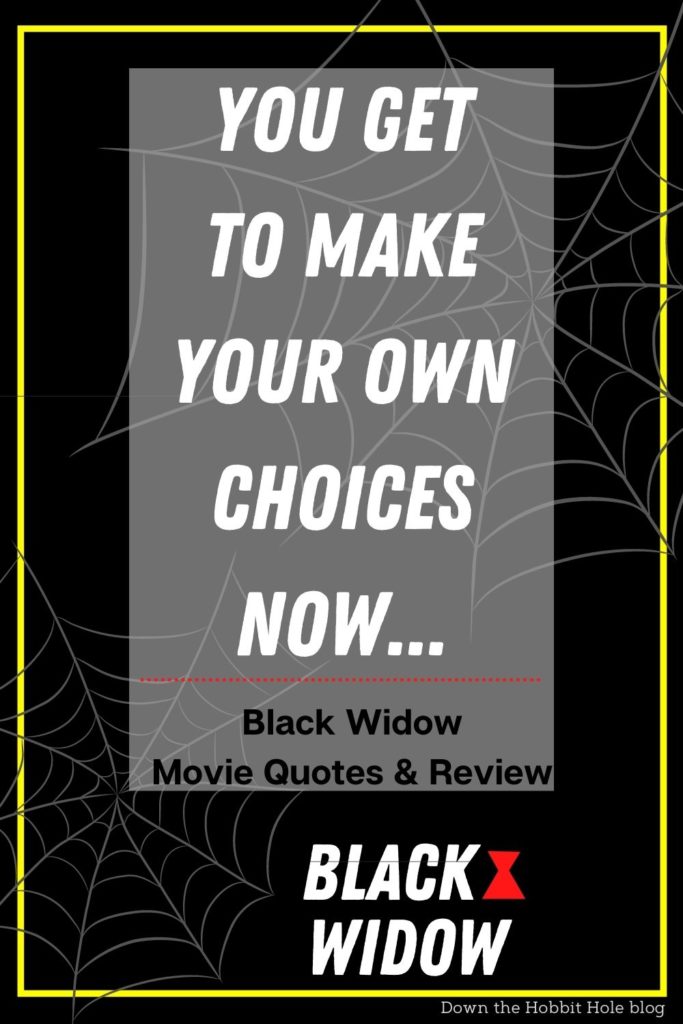 Black Widow movie quote, Is black widow appropriate for kids