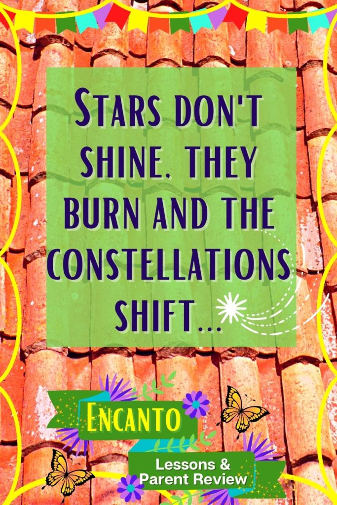 Encanto Quote, Lessons from Encanto, discussion questions and parent review