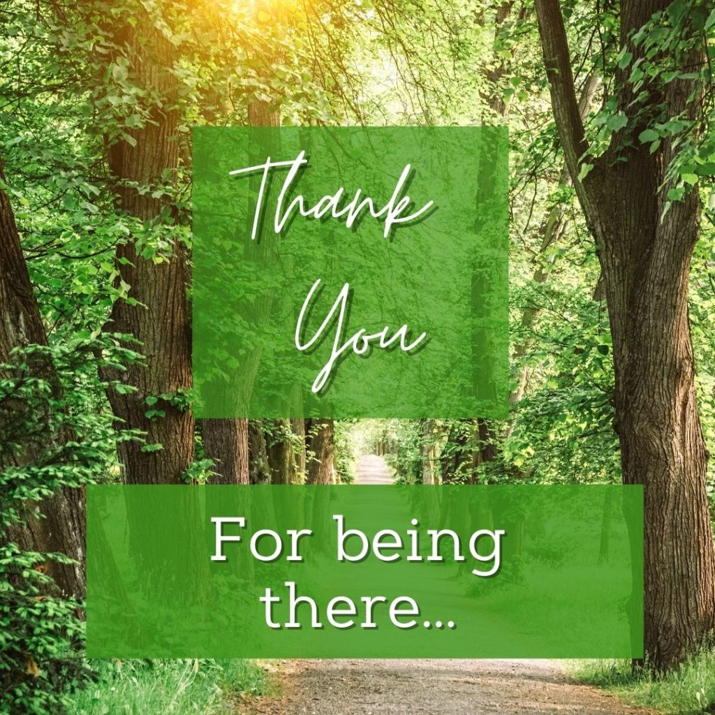 Thank you for being there graphic, 20 ways to encourage public servants and others