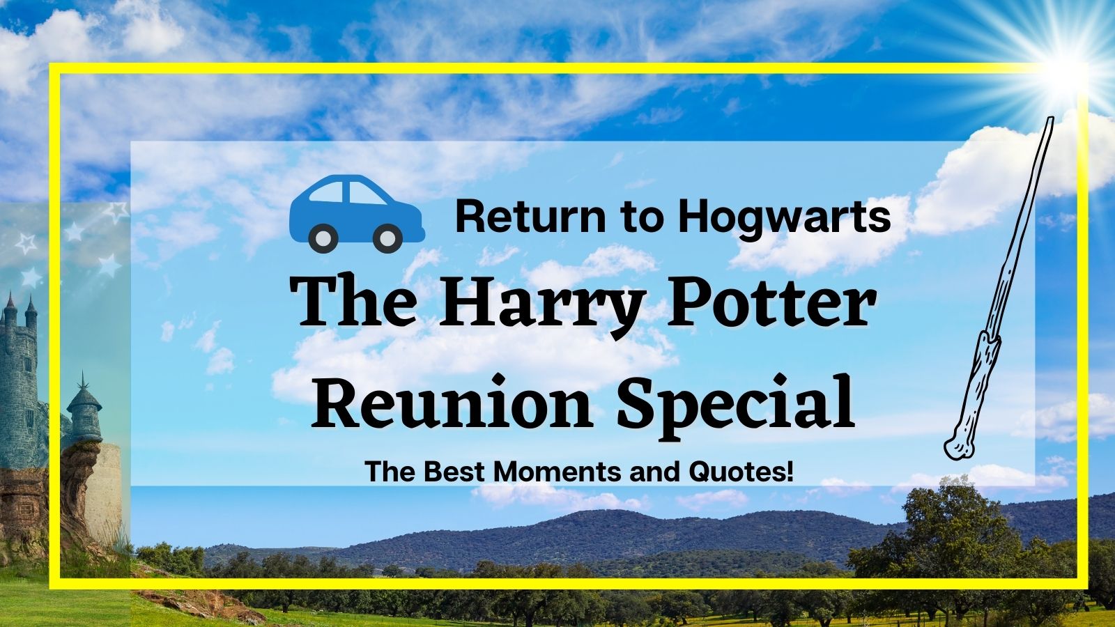 Harry Potter Reunion special quotes and moments from return to hogwarts