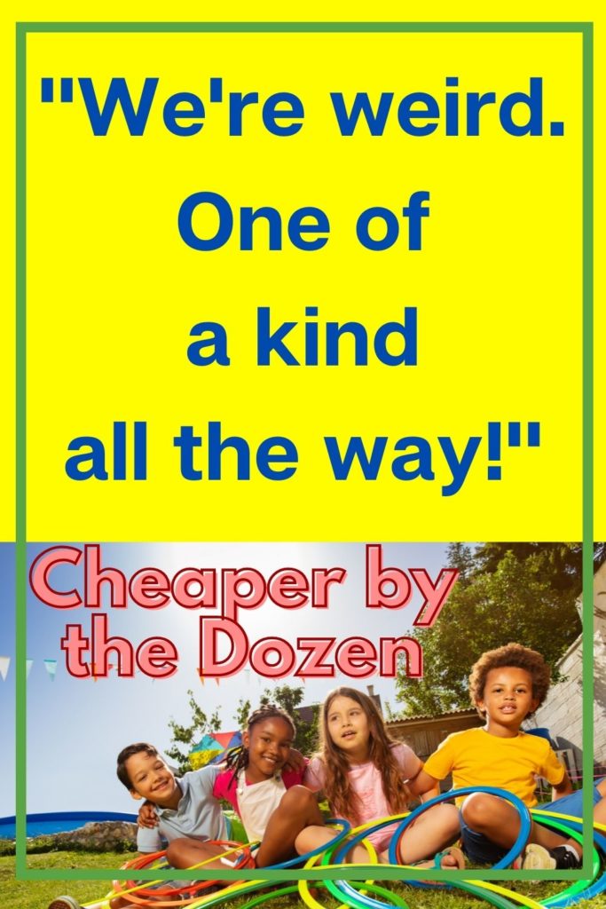 We're one of a kind quote image from the new cheaper by the dozen movie