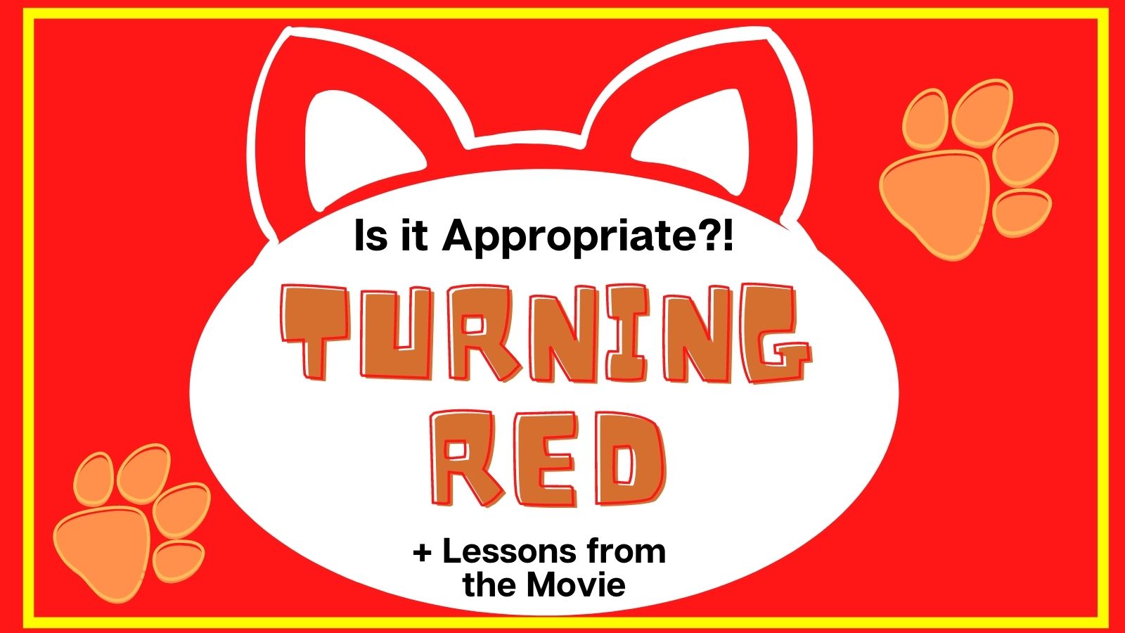 Is turning Red appropriate for kids plus emotional lessons from turning red image