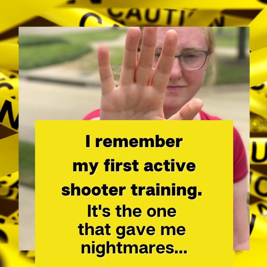 6 Steps to take against gun violence now main instagram image on yellow caution tape 