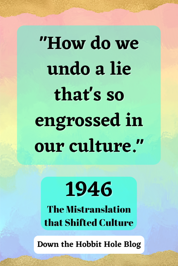 Quote from 1946 documentary- the mistranslation that shifted culture- documentary review and discussion questions 