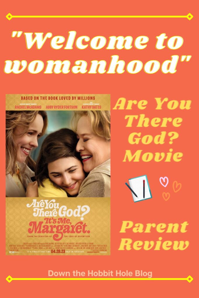 welcome to womanhood quote from are you there god its me margaret the movie and discussion questions pin