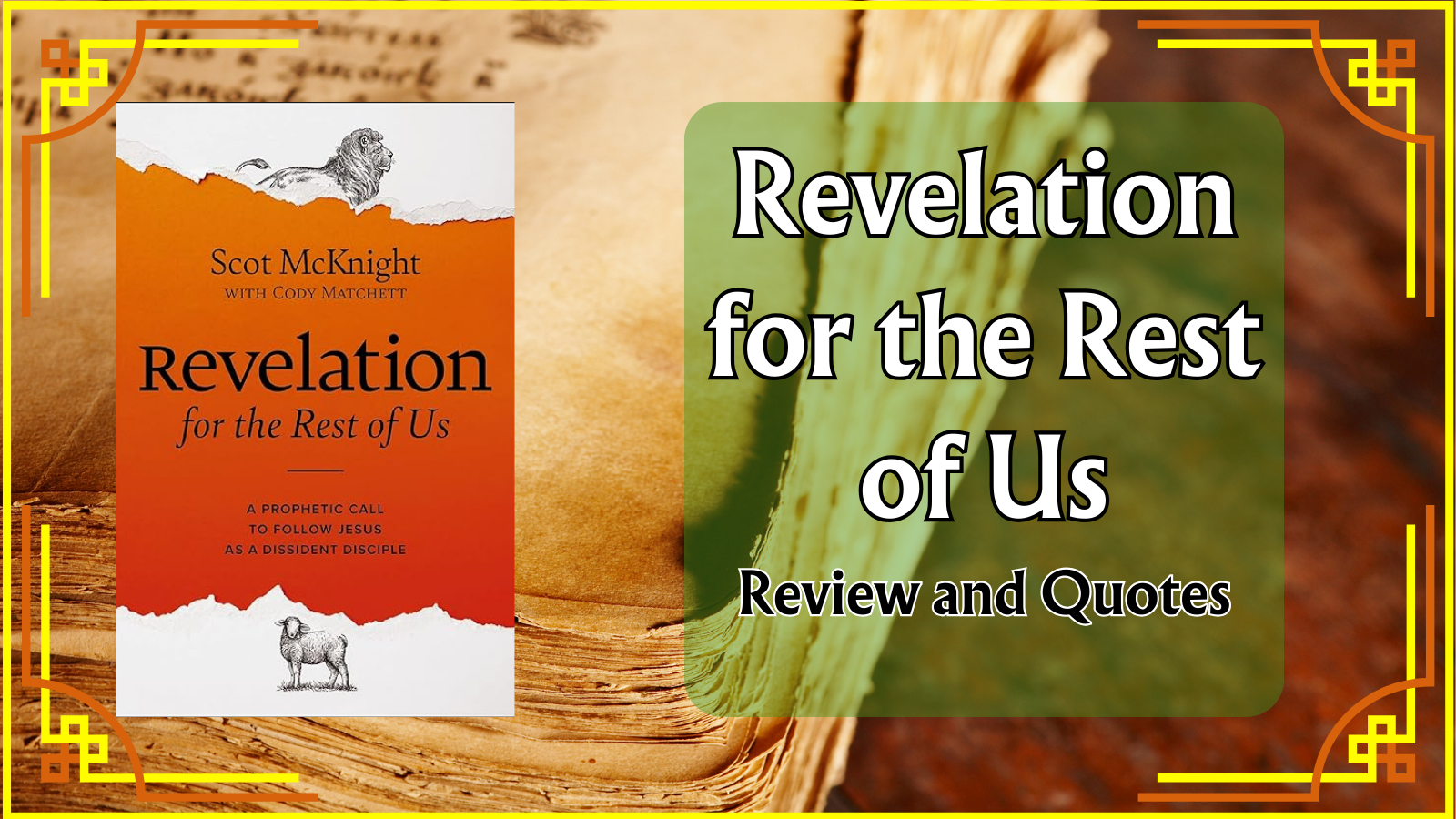 Revelation for the rest of us review