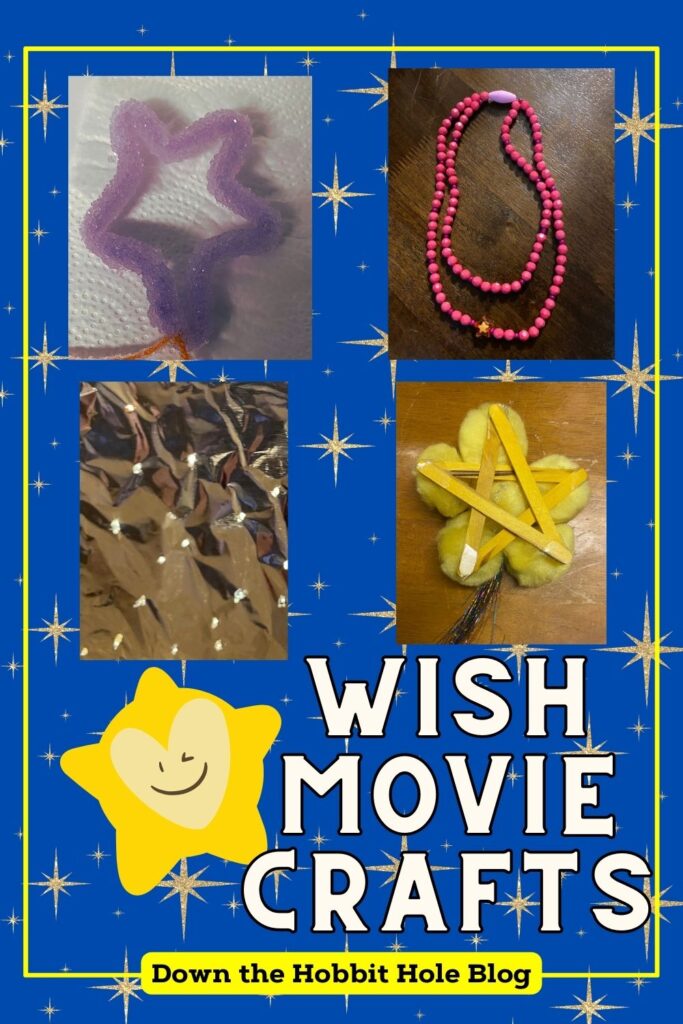 Wish movie craft ideas star crafts to go with wish movie star crystal ornament, Asha necklace from Wish movie 