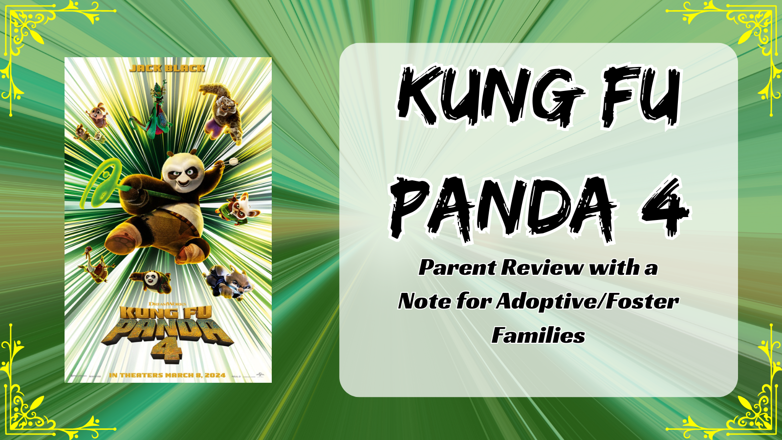 Kung Fu Panda 4 Parent Review