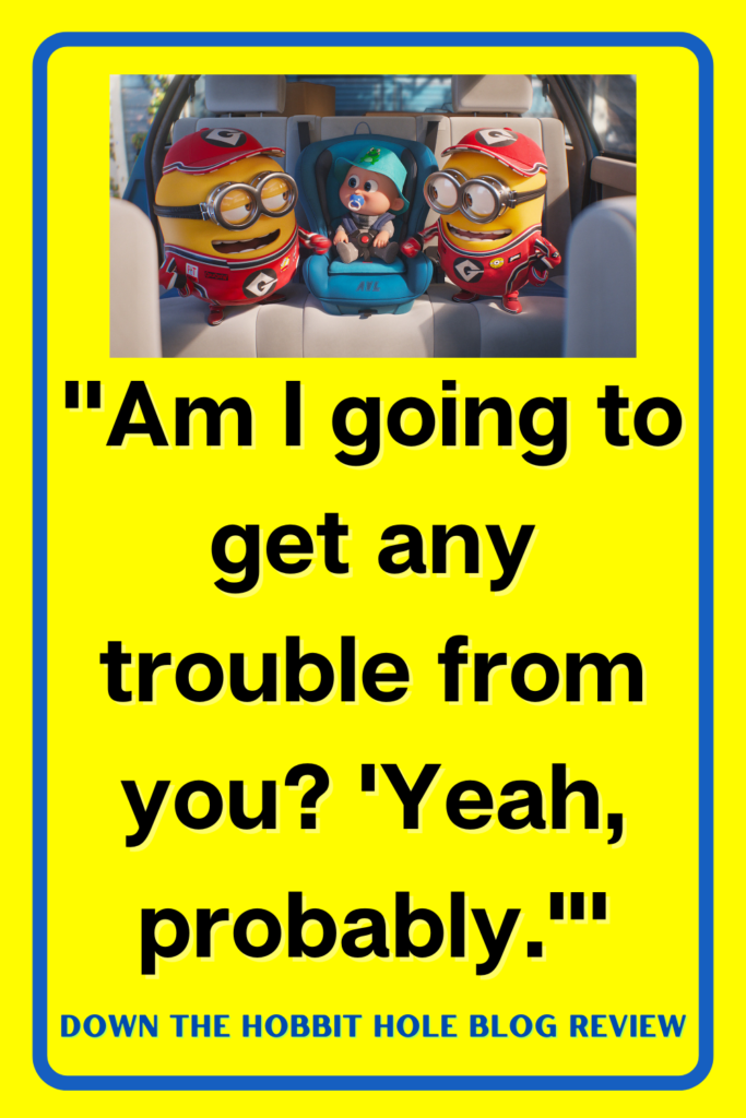 Am I going to get any trouble from you? Karate quote from Despicable Me 4 quotes